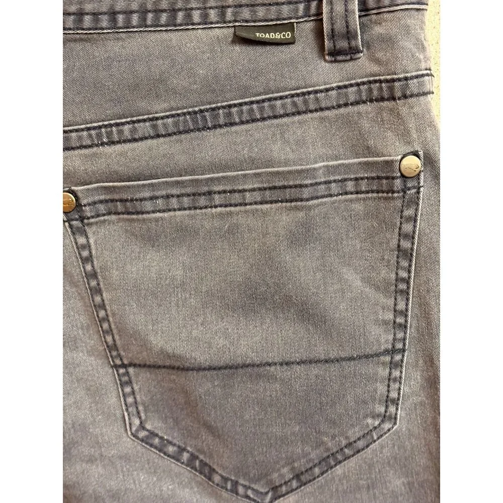 Toad&Co Mission Ridge 5 Pocket Lean Pants Men’s 30x30 Stretch Organic Cotton